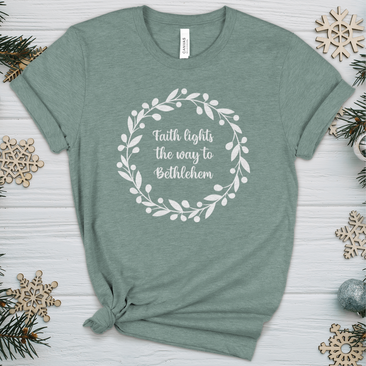 Faith Lights the Way Heathered Tee