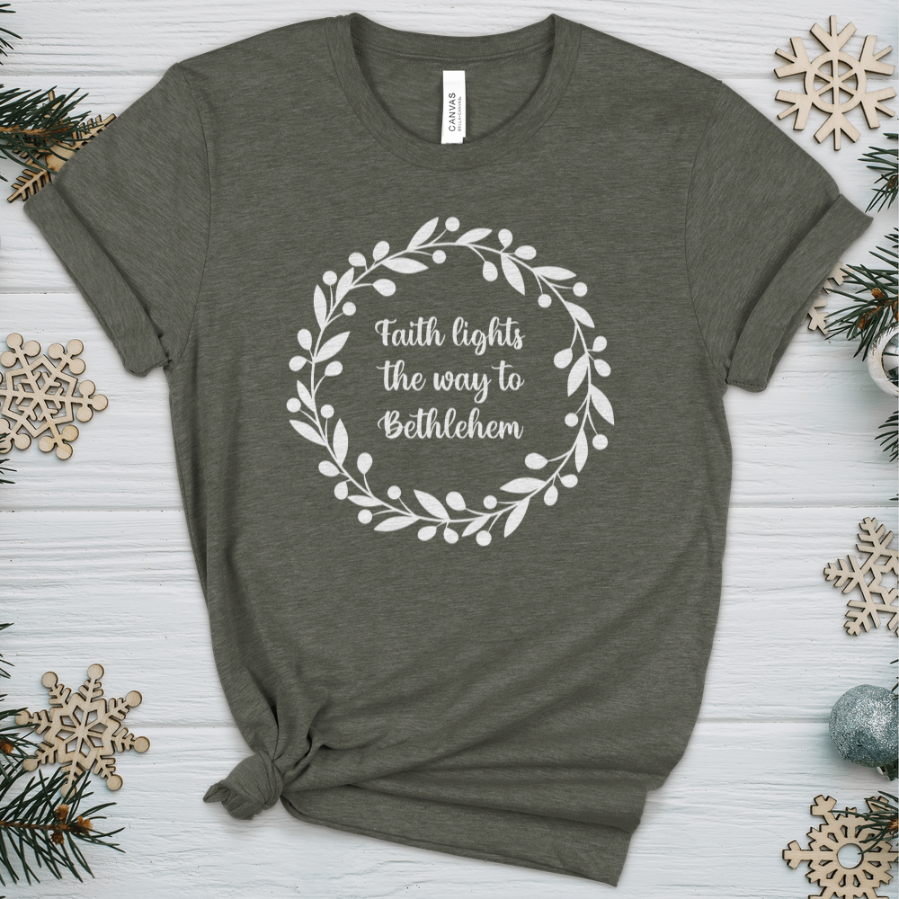 Faith Lights the Way Heathered Tee