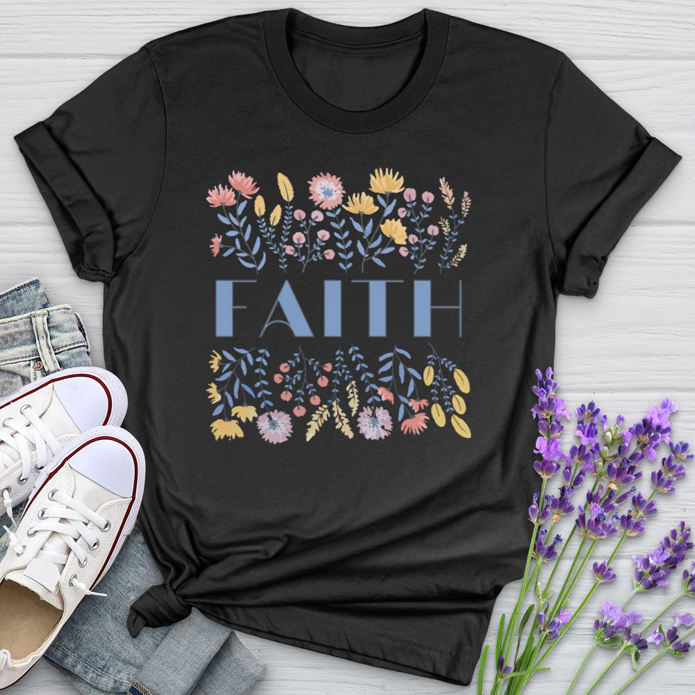 Faith Spring Garden Softstyle Tee
