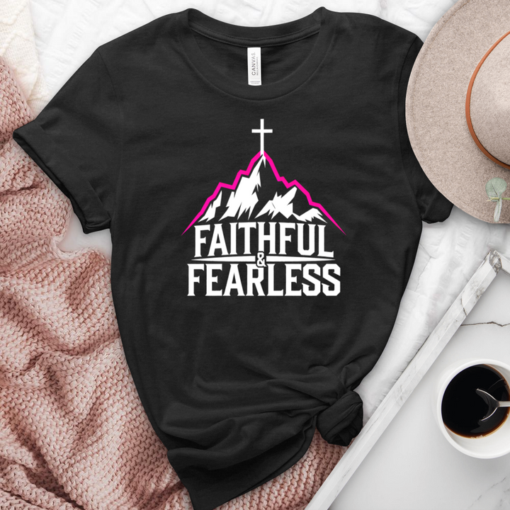 Faithful and Fearless Heathered Tee