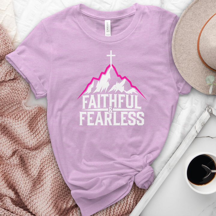 Faithful and Fearless Heathered Tee