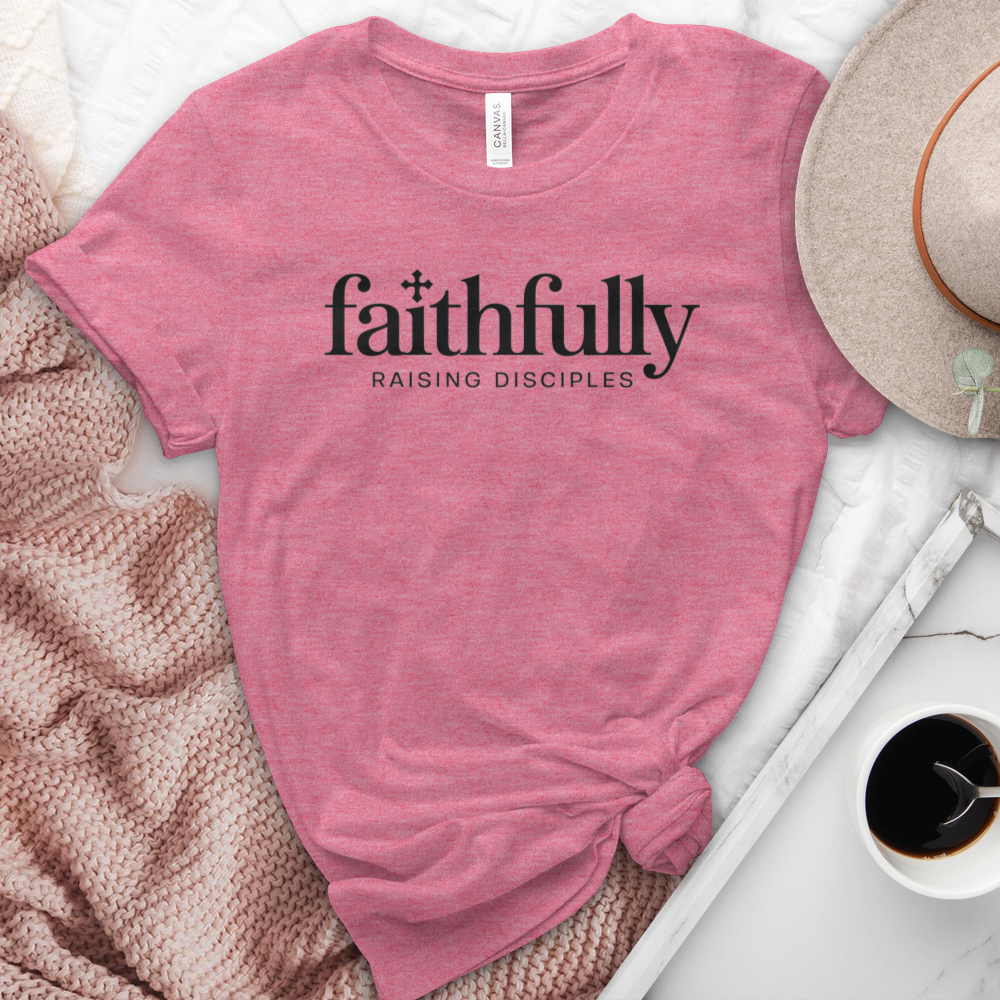 Faithfully Raising Disciples Heathered Tee