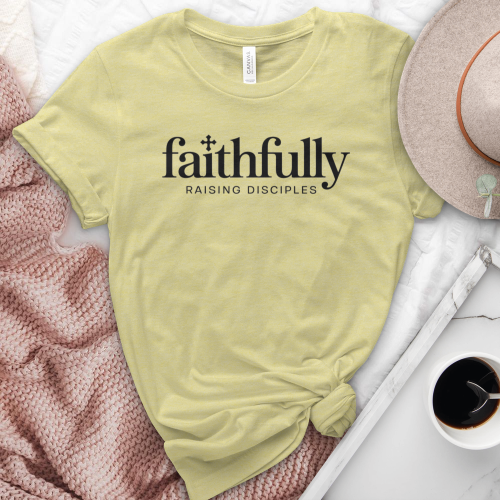 Faithfully Raising Disciples Heathered Tee