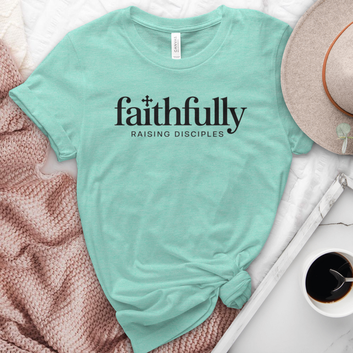 Faithfully Raising Disciples Heathered Tee