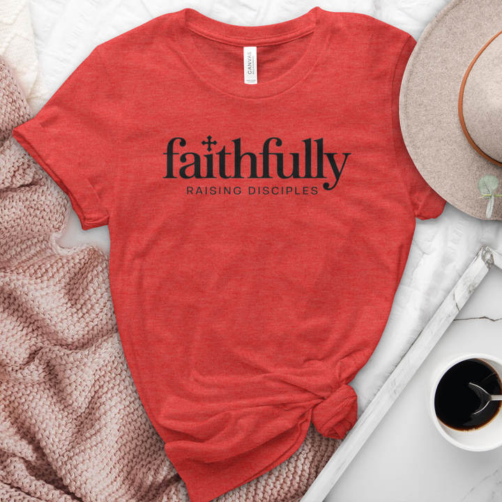 Faithfully Raising Disciples Heathered Tee