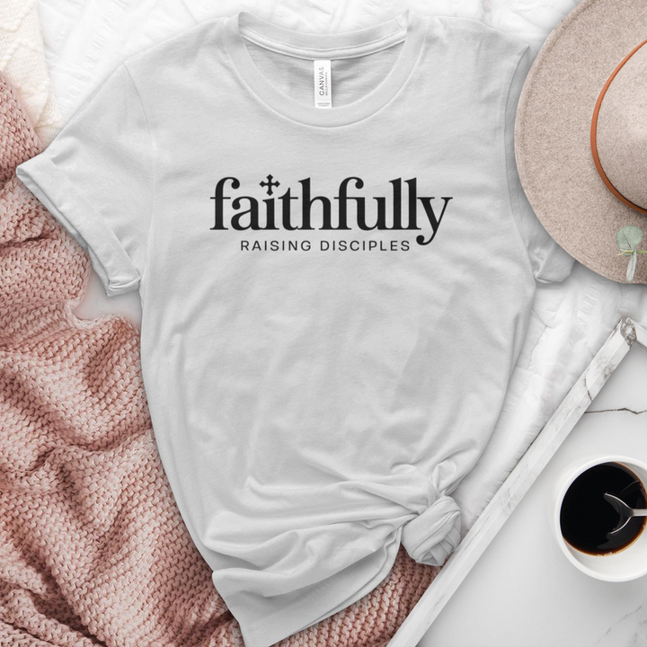Faithfully Raising Disciples Heathered Tee