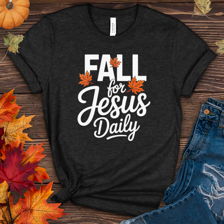 Fall For Jesus Daily Heathered Tee