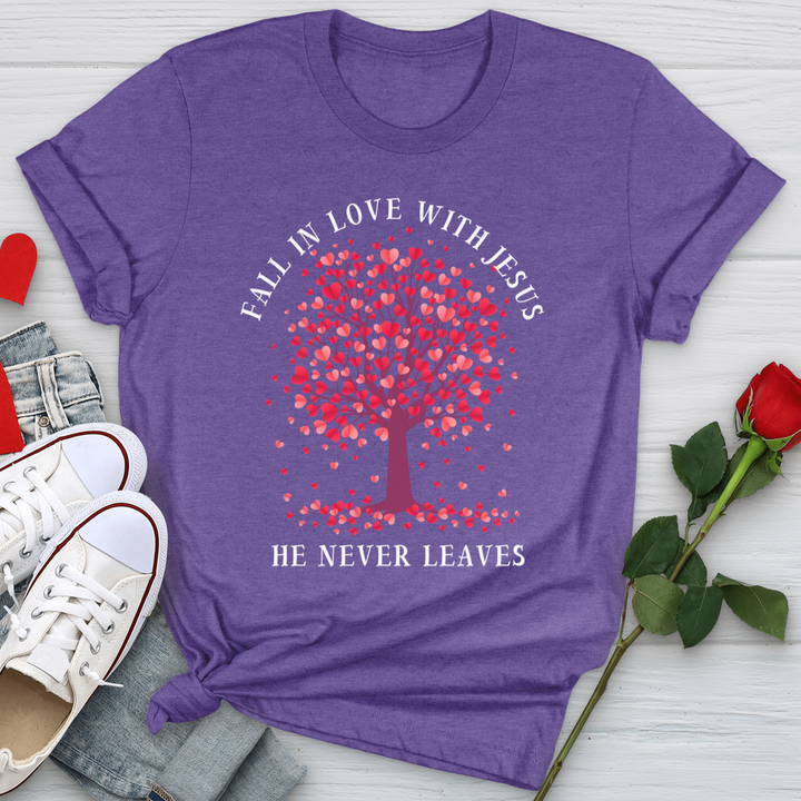 Fall In Love With Jesus Softstyle Tee