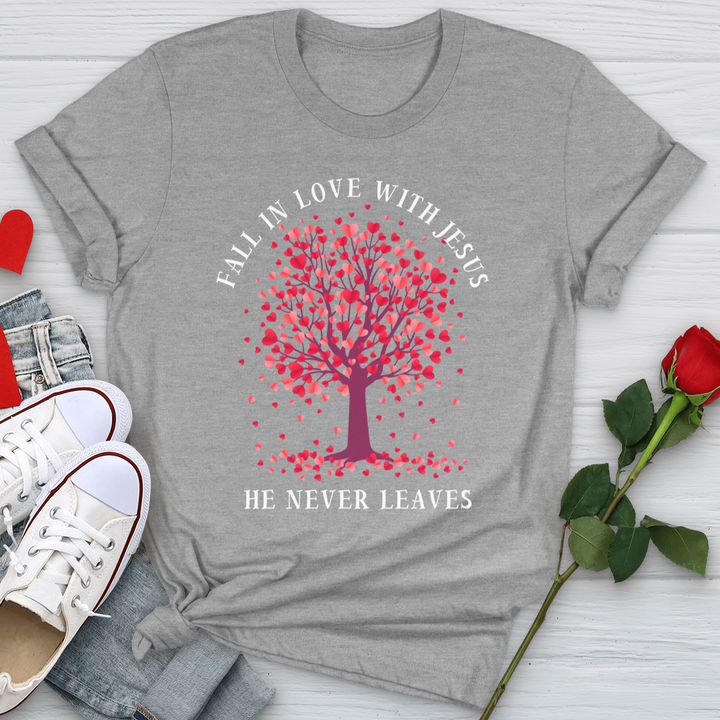 Fall In Love With Jesus Softstyle Tee