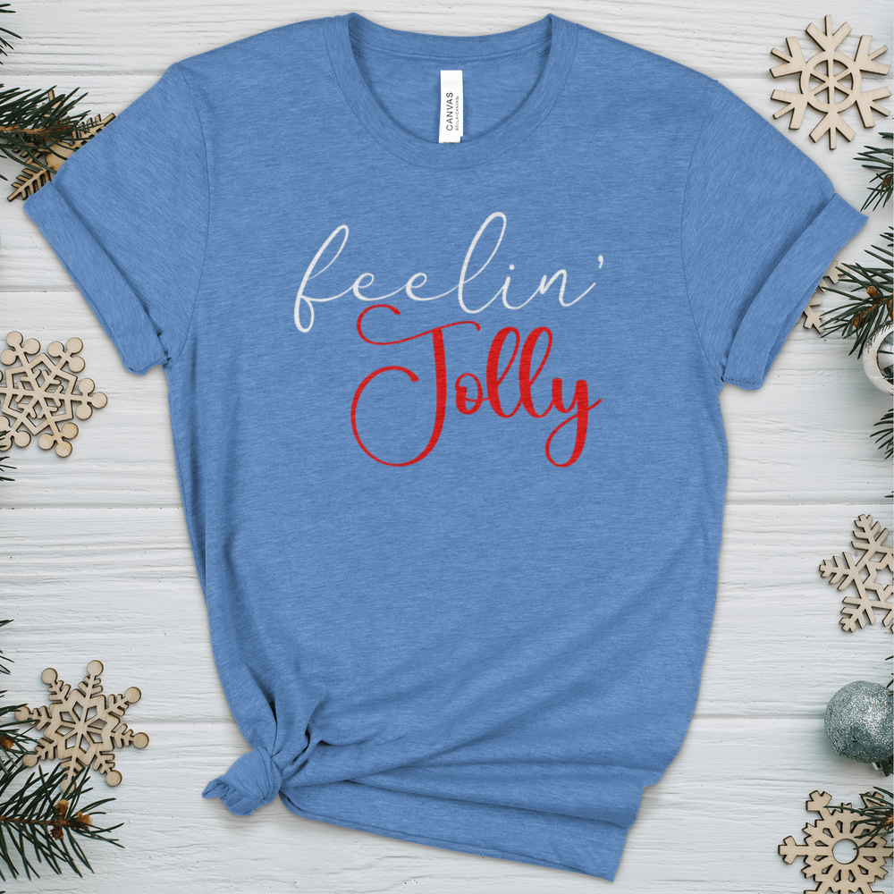 Feelin Jolly Heathered Tee