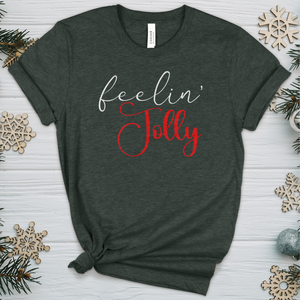 Feelin Jolly Heathered Tee