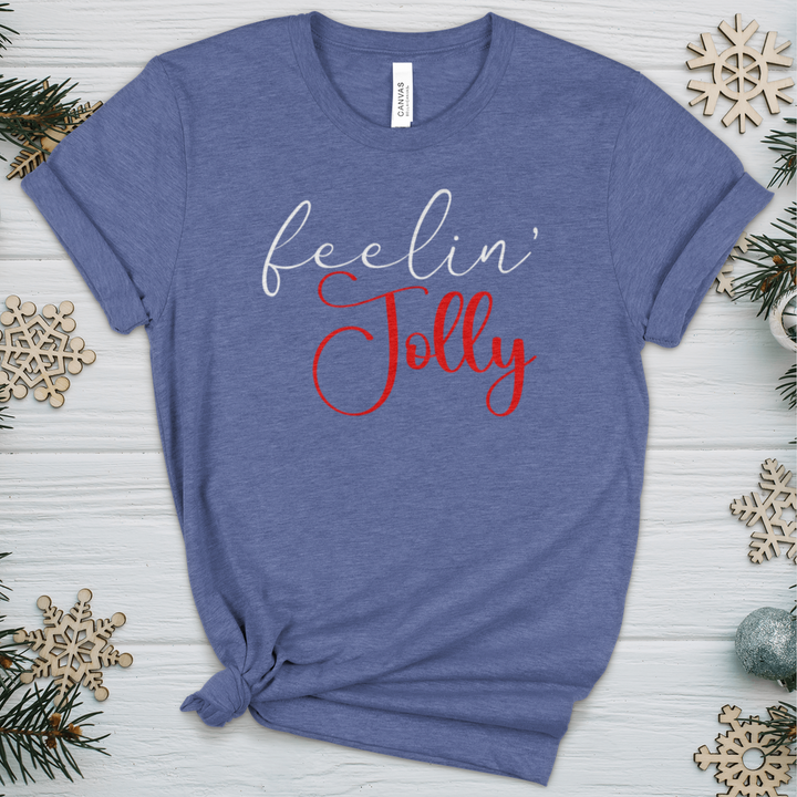 Feelin Jolly Heathered Tee