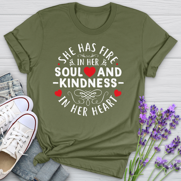 Fire In Her Soul Softstyle Tee