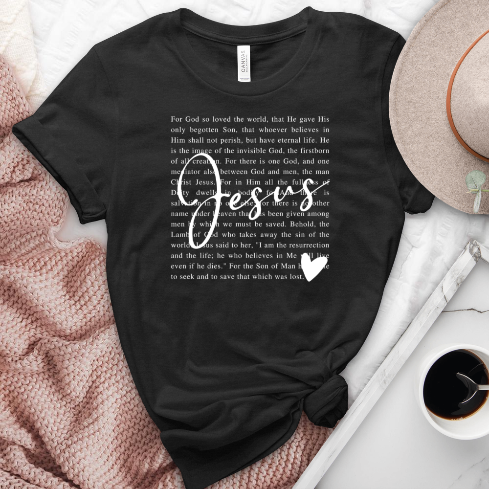 For God So Loved Heathered Tee