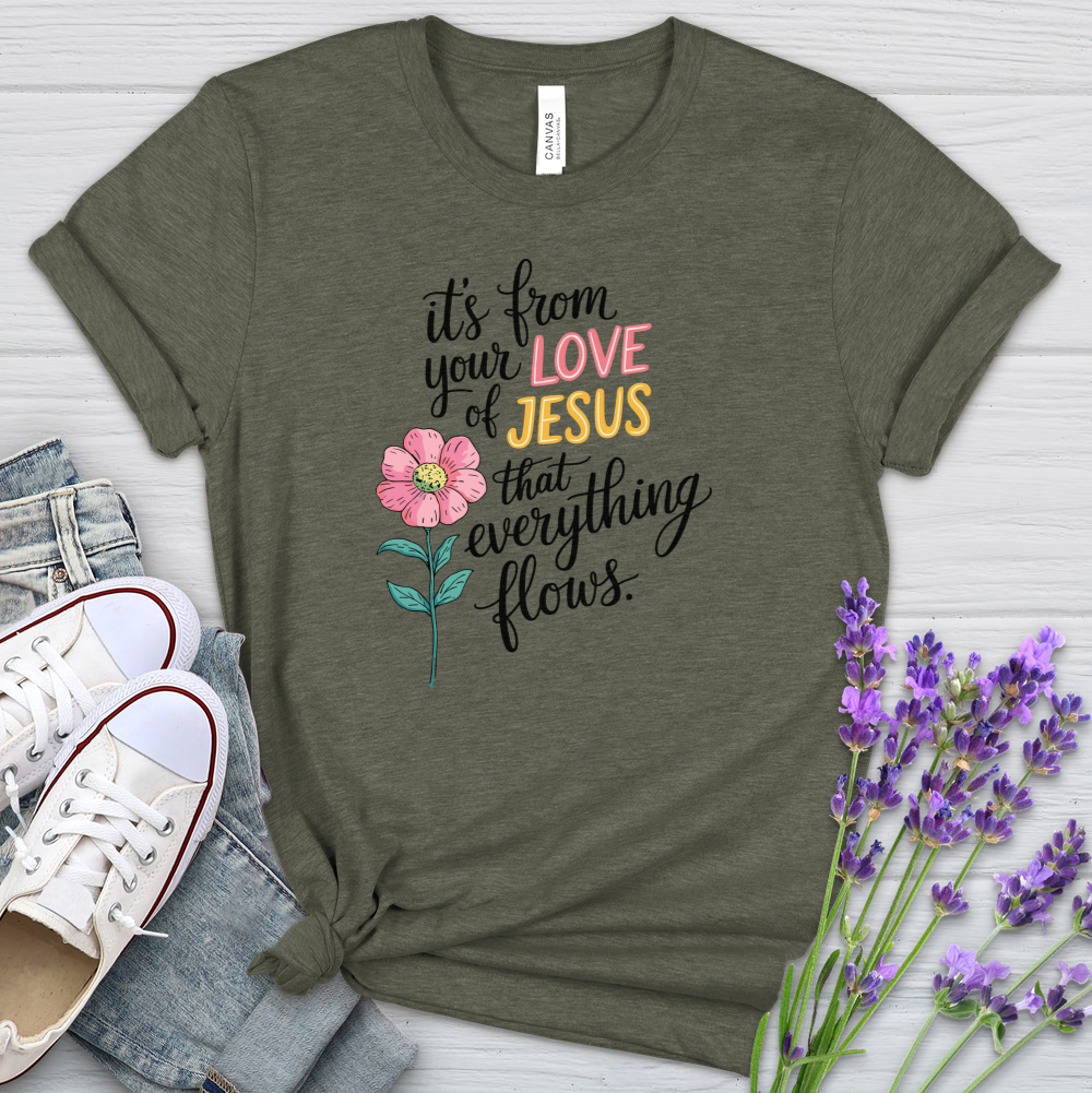 From Your Love Heathered Tee