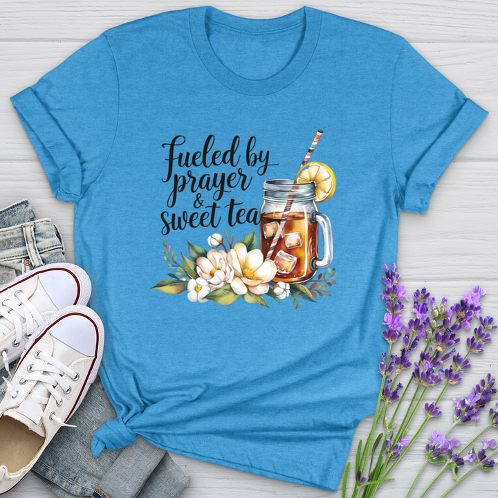 Fueled By Prayer & Sweet Tea Softstyle Tee