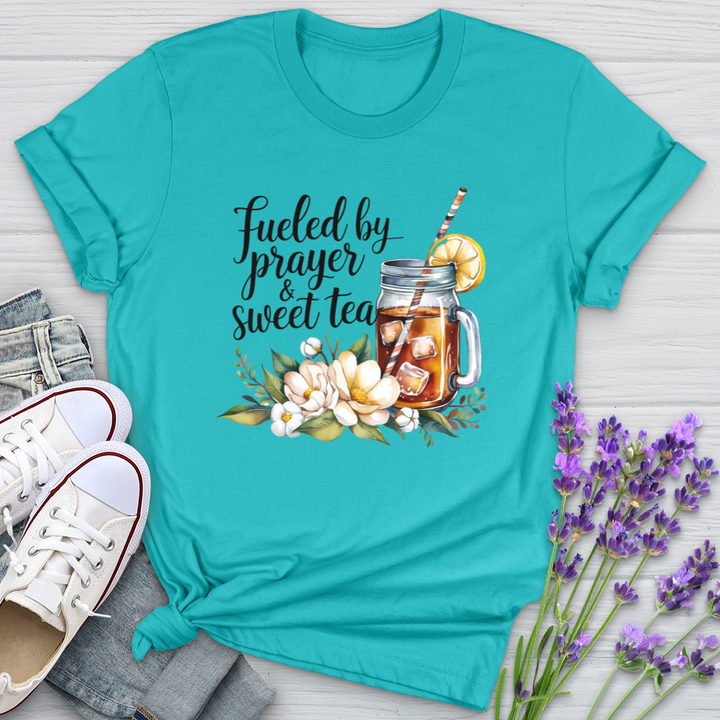 Fueled By Prayer & Sweet Tea Softstyle Tee