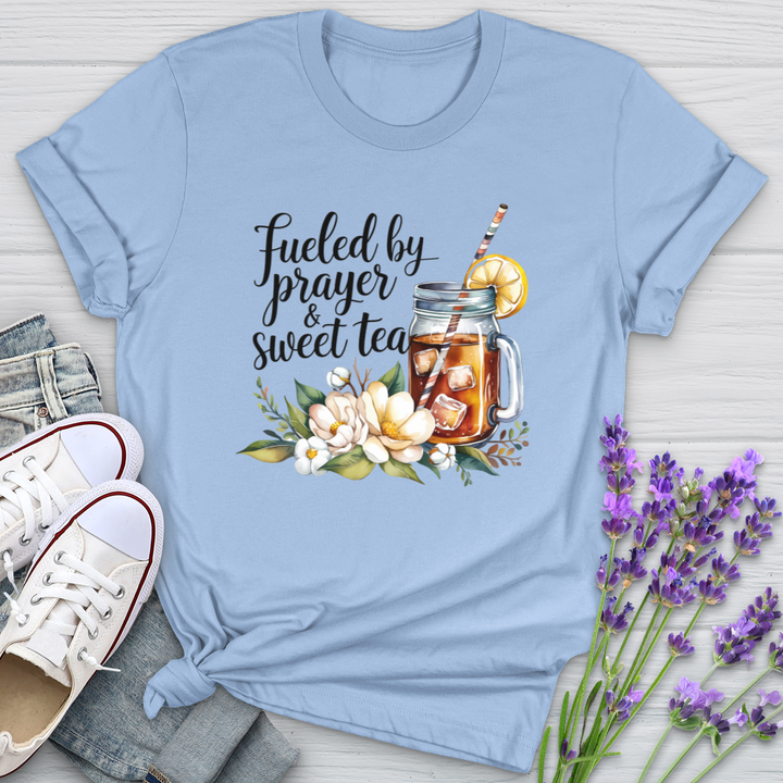 Fueled By Prayer & Sweet Tea Softstyle Tee