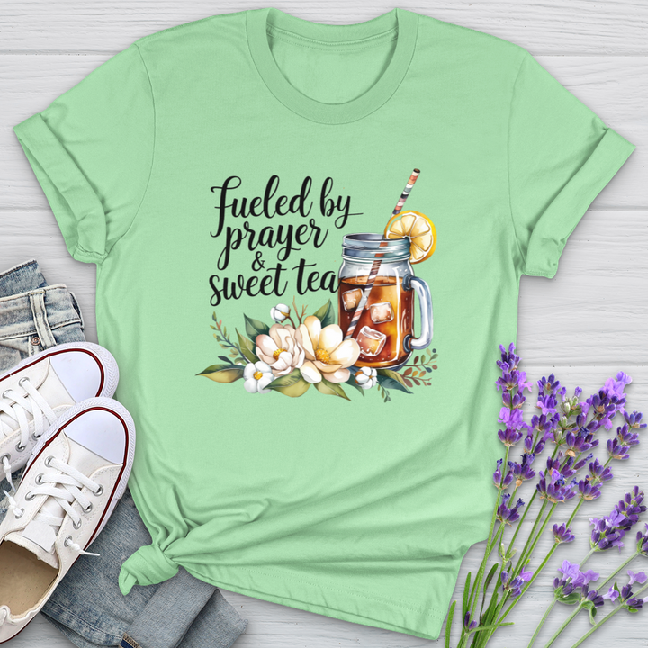 Fueled By Prayer & Sweet Tea Softstyle Tee
