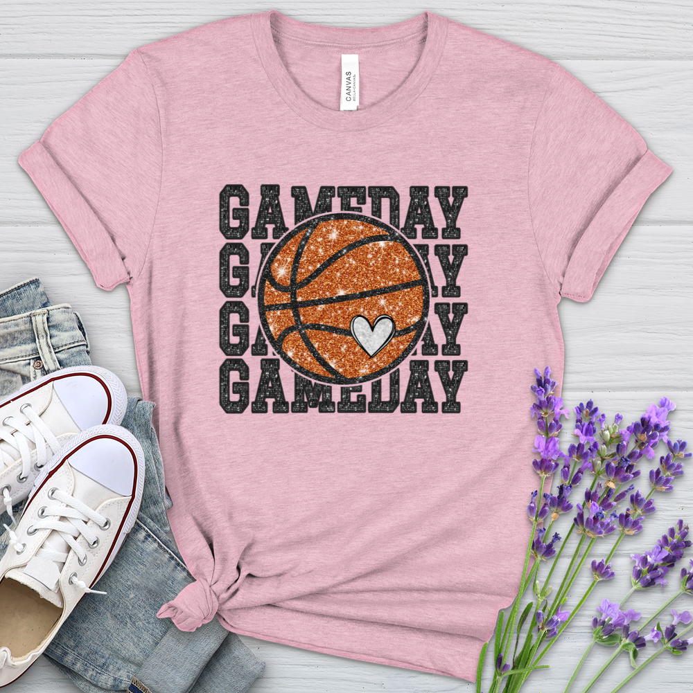 Gameday Basketball Heathered Tee