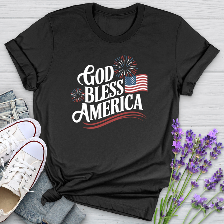 God Bless America Softstyle Tee