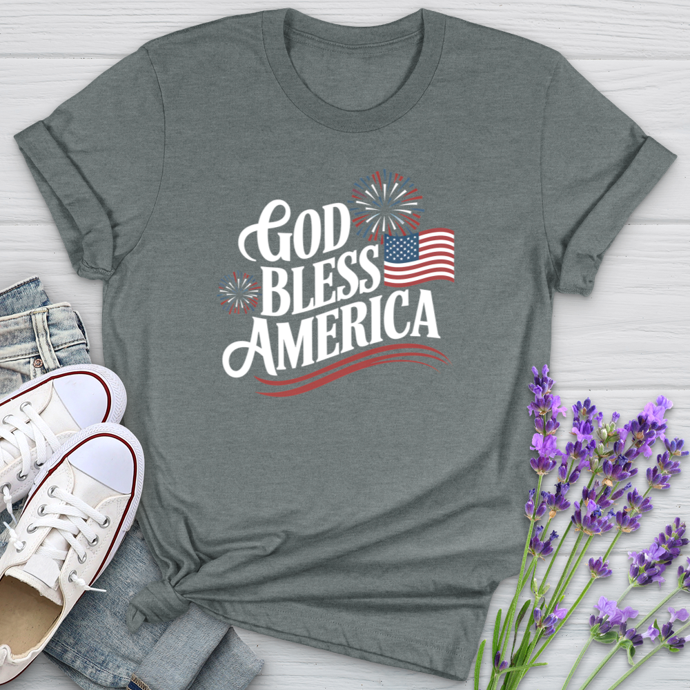 God Bless America Softstyle Tee