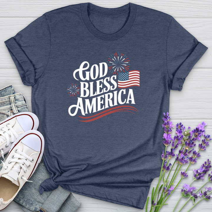 God Bless America Softstyle Tee