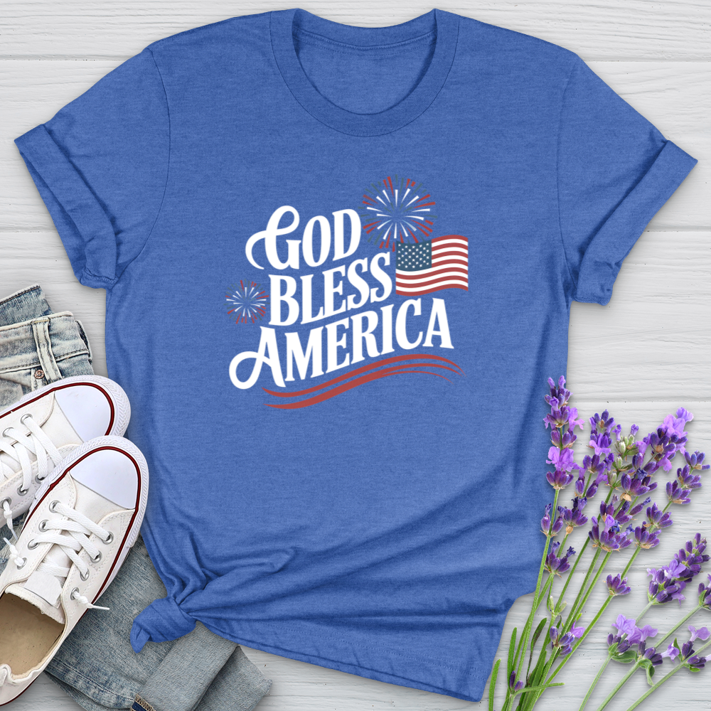 God Bless America Softstyle Tee