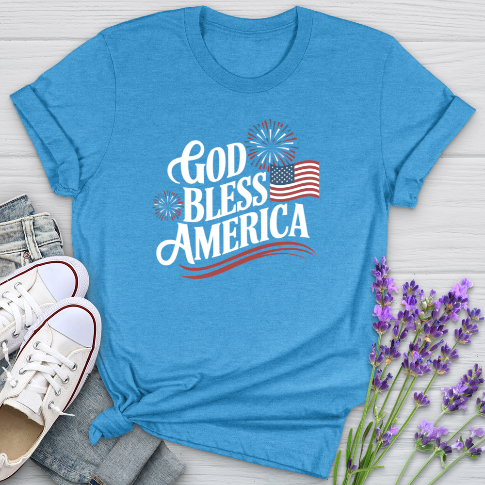 God Bless America Softstyle Tee