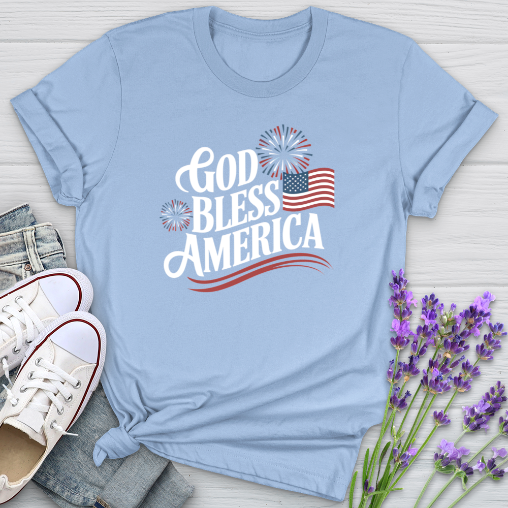 God Bless America Softstyle Tee