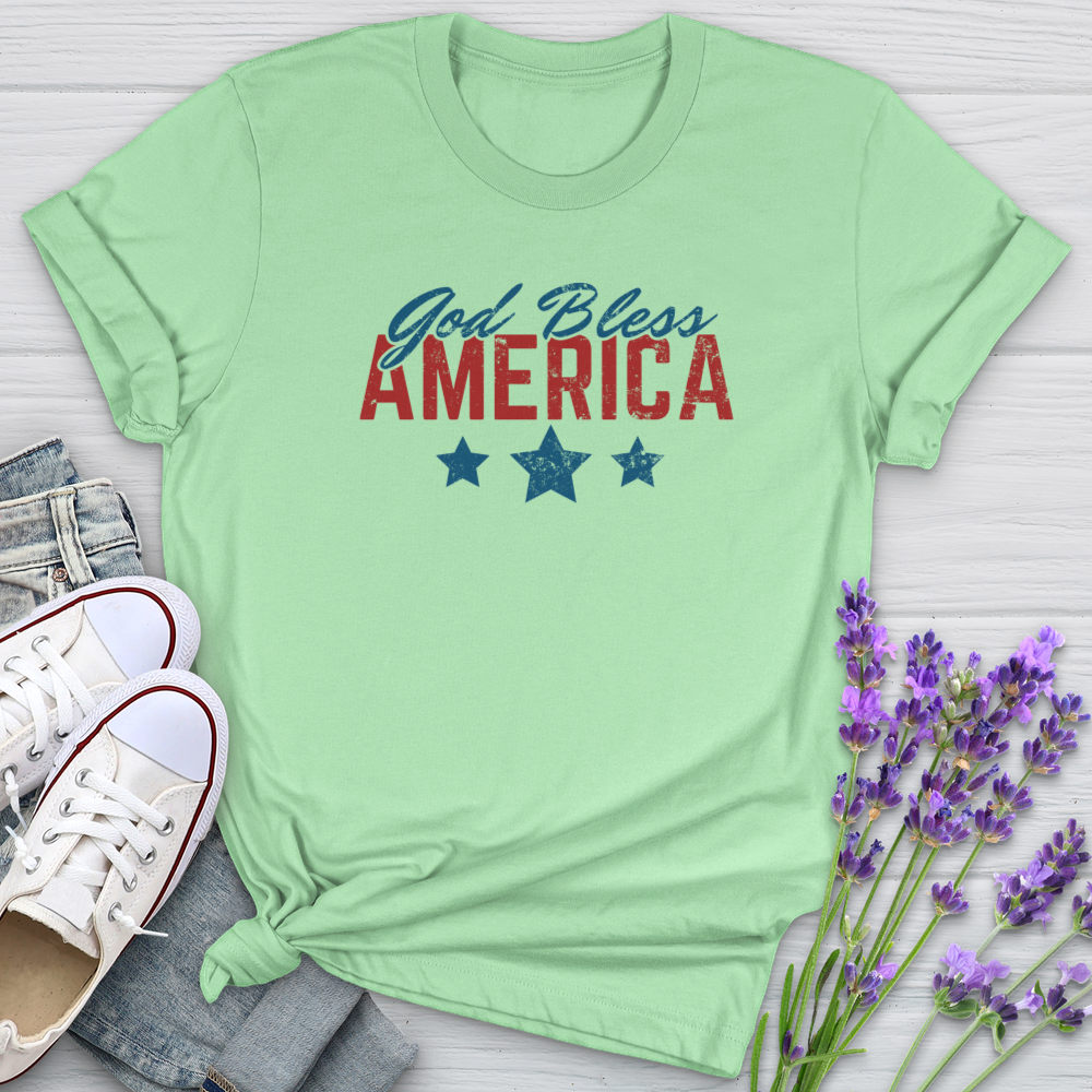 God Bless America Softstyle Tee