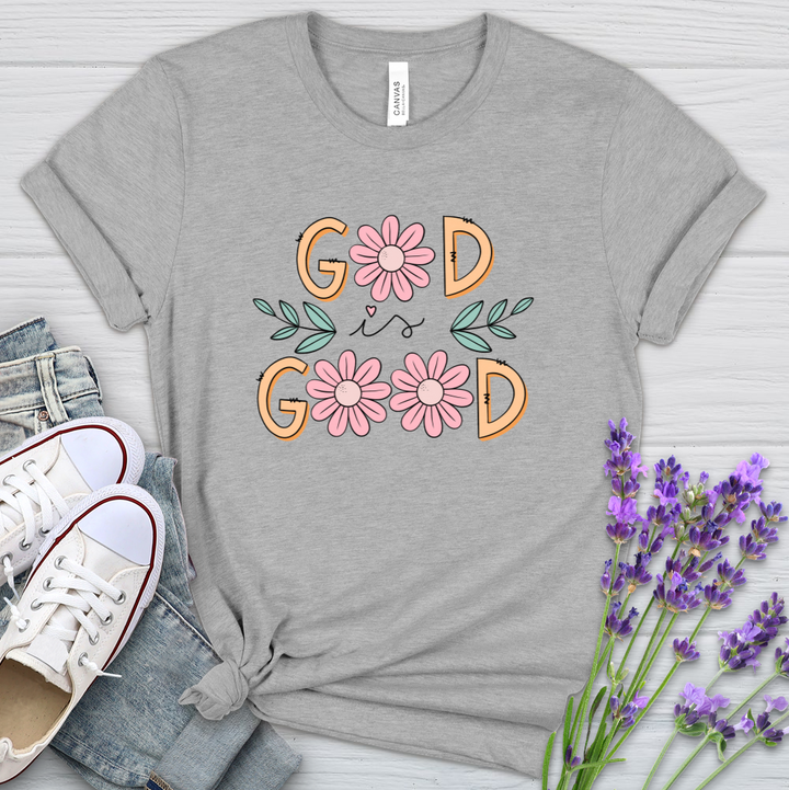 God Is Good Heathered Tee