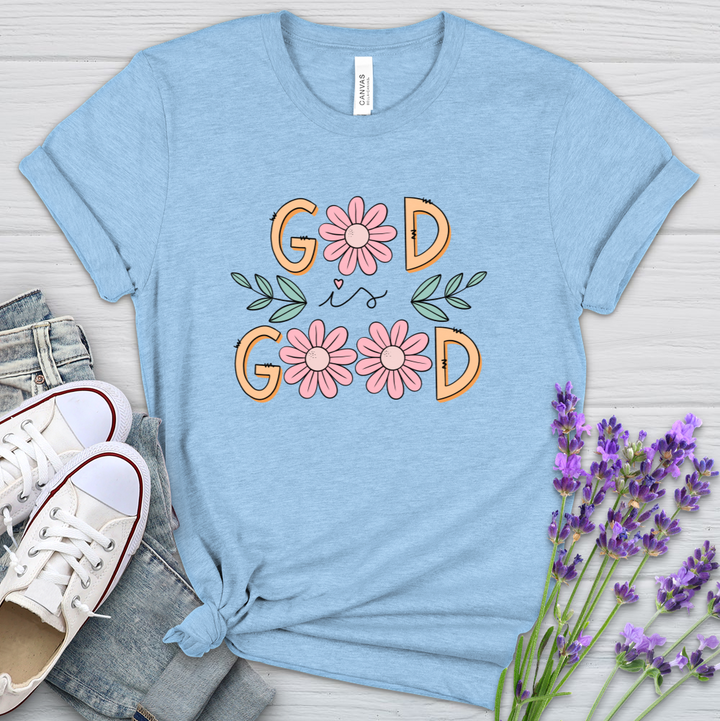 God Is Good Heathered Tee