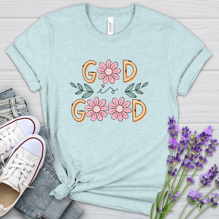 God Is Good Heathered Tee