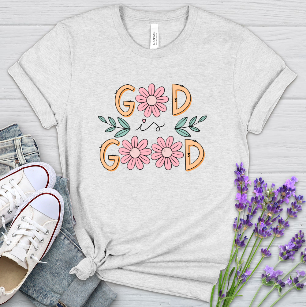 God Is Good Heathered Tee