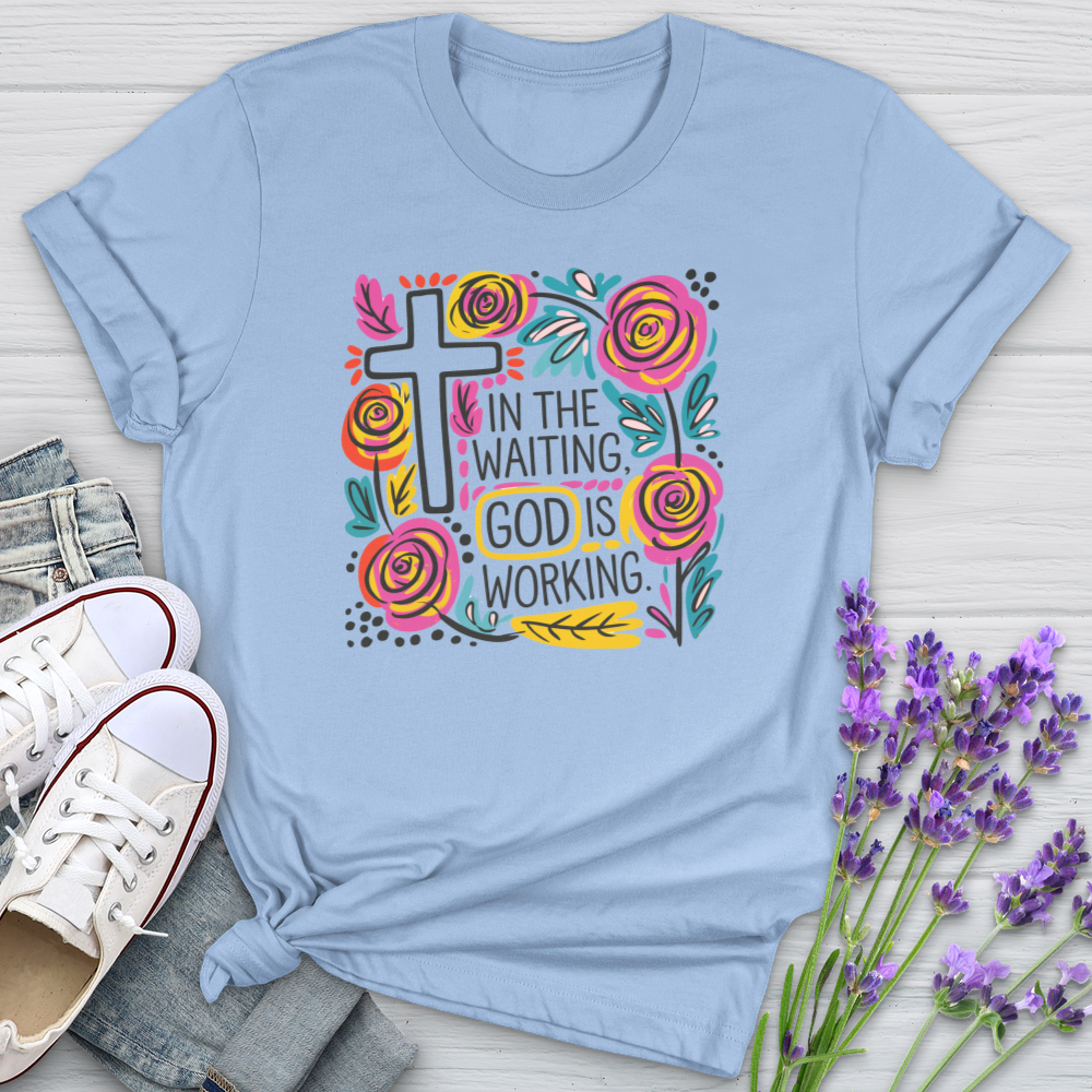 God Is Waiting Softstyle Tee