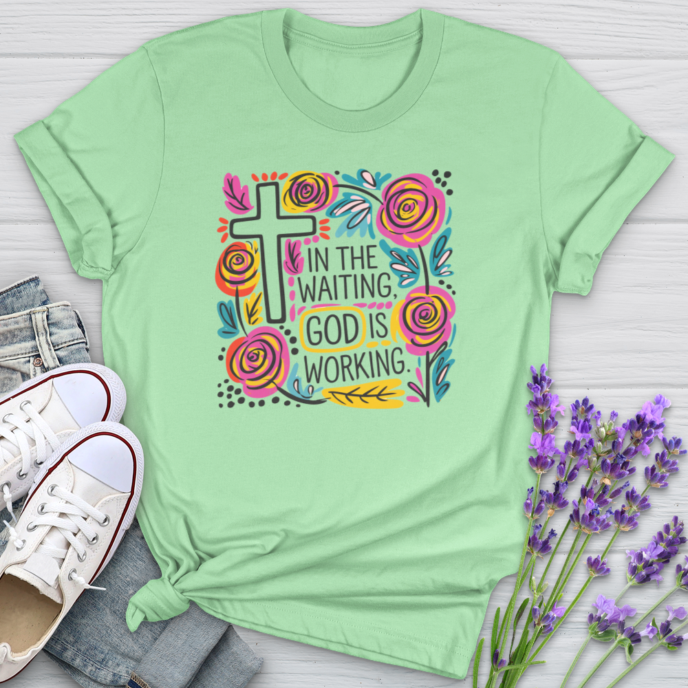 God Is Waiting Softstyle Tee