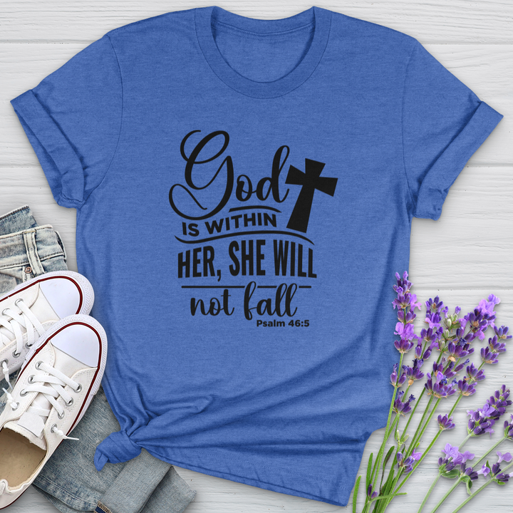 God Is Within Her Softstyle Tee