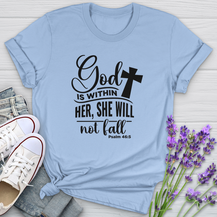 God Is Within Her Softstyle Tee