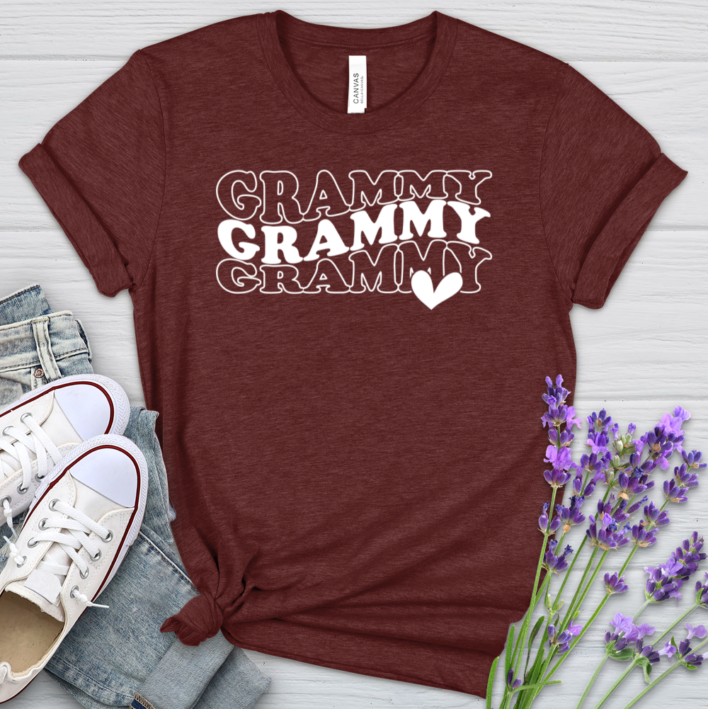 Grammy Hearts Heathered Tee