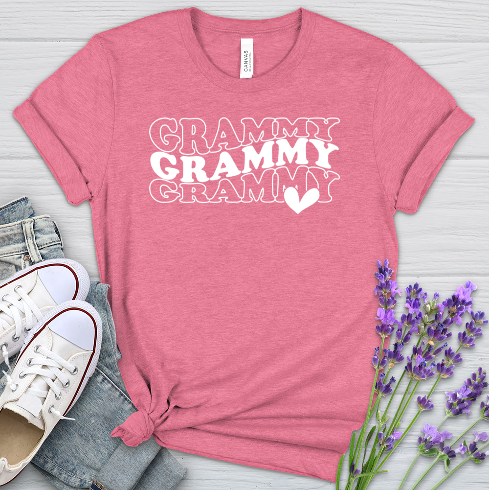 Grammy Hearts Heathered Tee