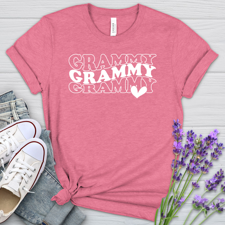 Grammy Hearts Heathered Tee