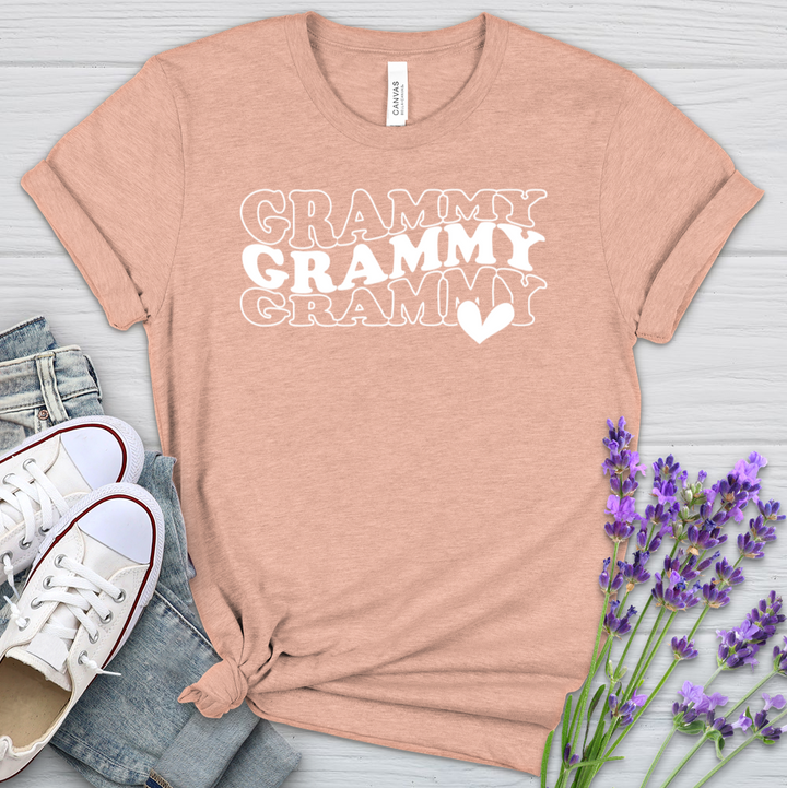 Grammy Hearts Heathered Tee