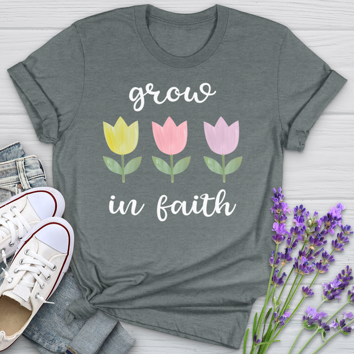 Grow In Faith Softstyle Tee