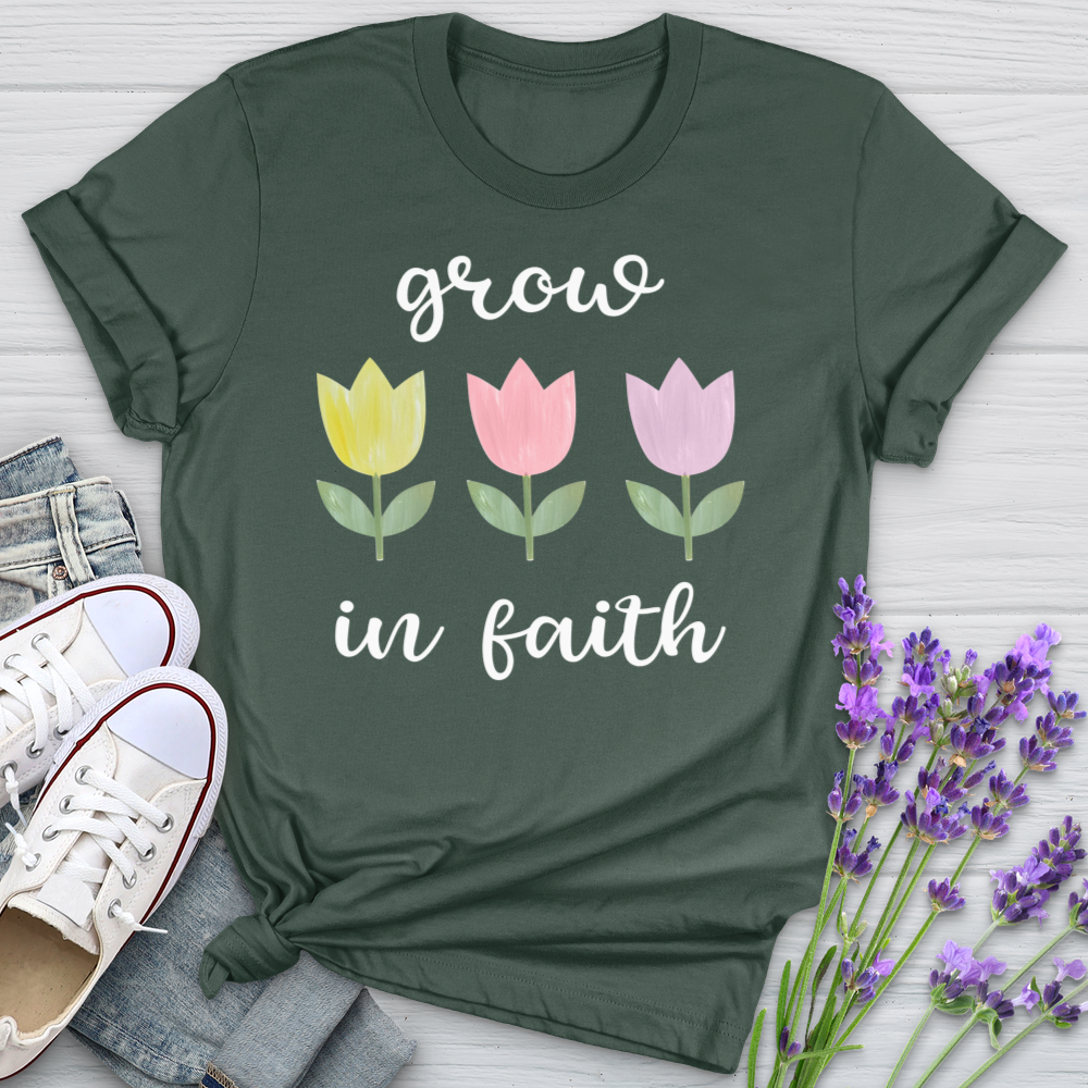 Grow In Faith Softstyle Tee