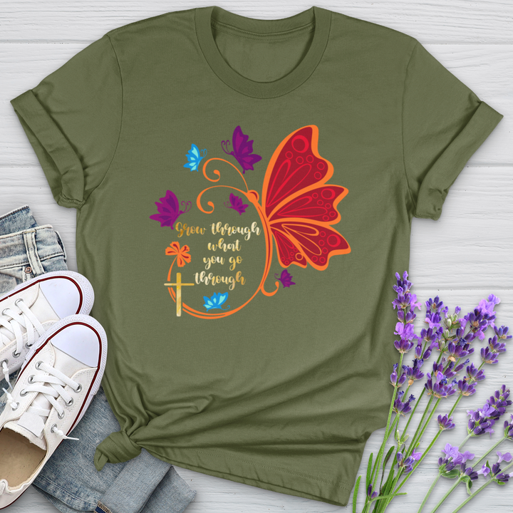 Grow Through What You Go Through Softstyle Tee