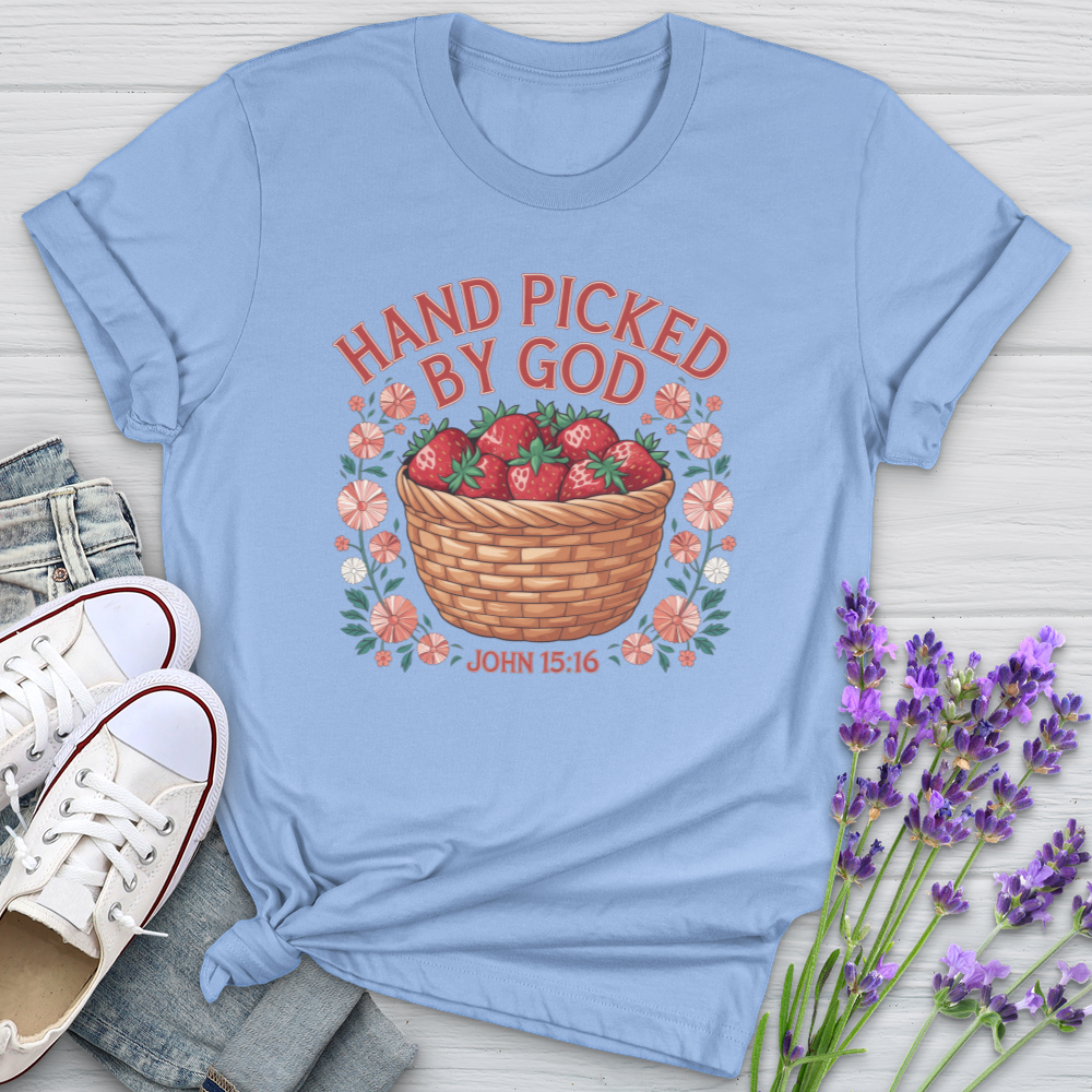 Hand Picked By God Strawberries Softstyle Tee