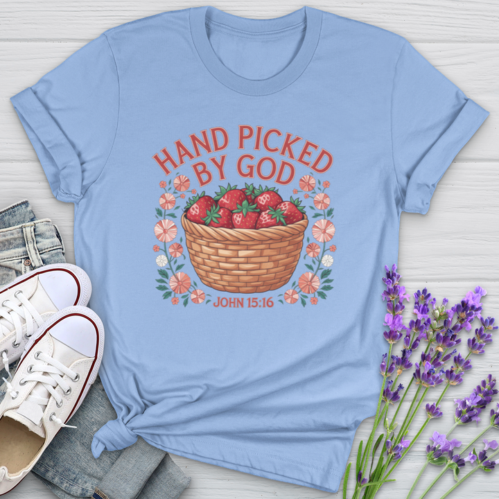 Hand Picked By God Strawberries Softstyle Tee