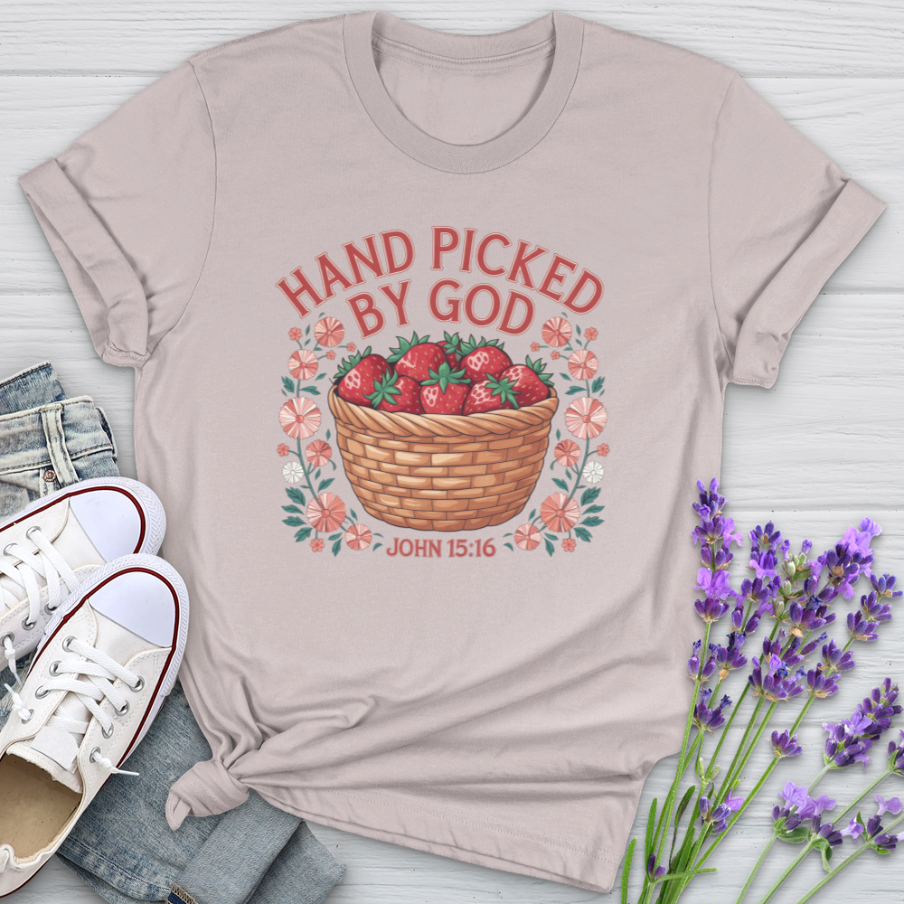 Hand Picked By God Strawberries Softstyle Tee