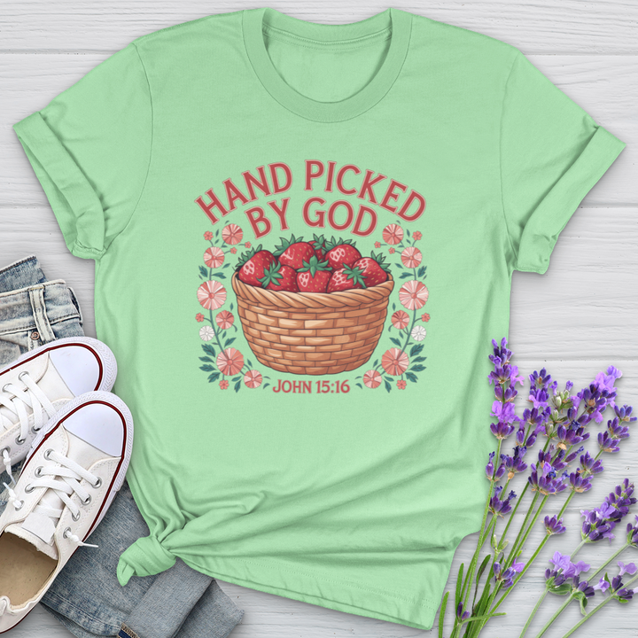 Hand Picked By God Strawberries Softstyle Tee